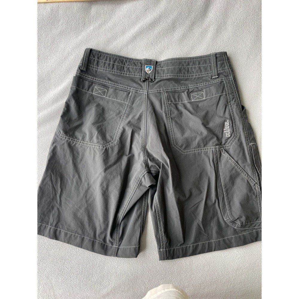 Kuhl Renegade Shorts Mens 32 Gray Performance Cargo Hiking Workwear Nylon - Picture 2 of 11